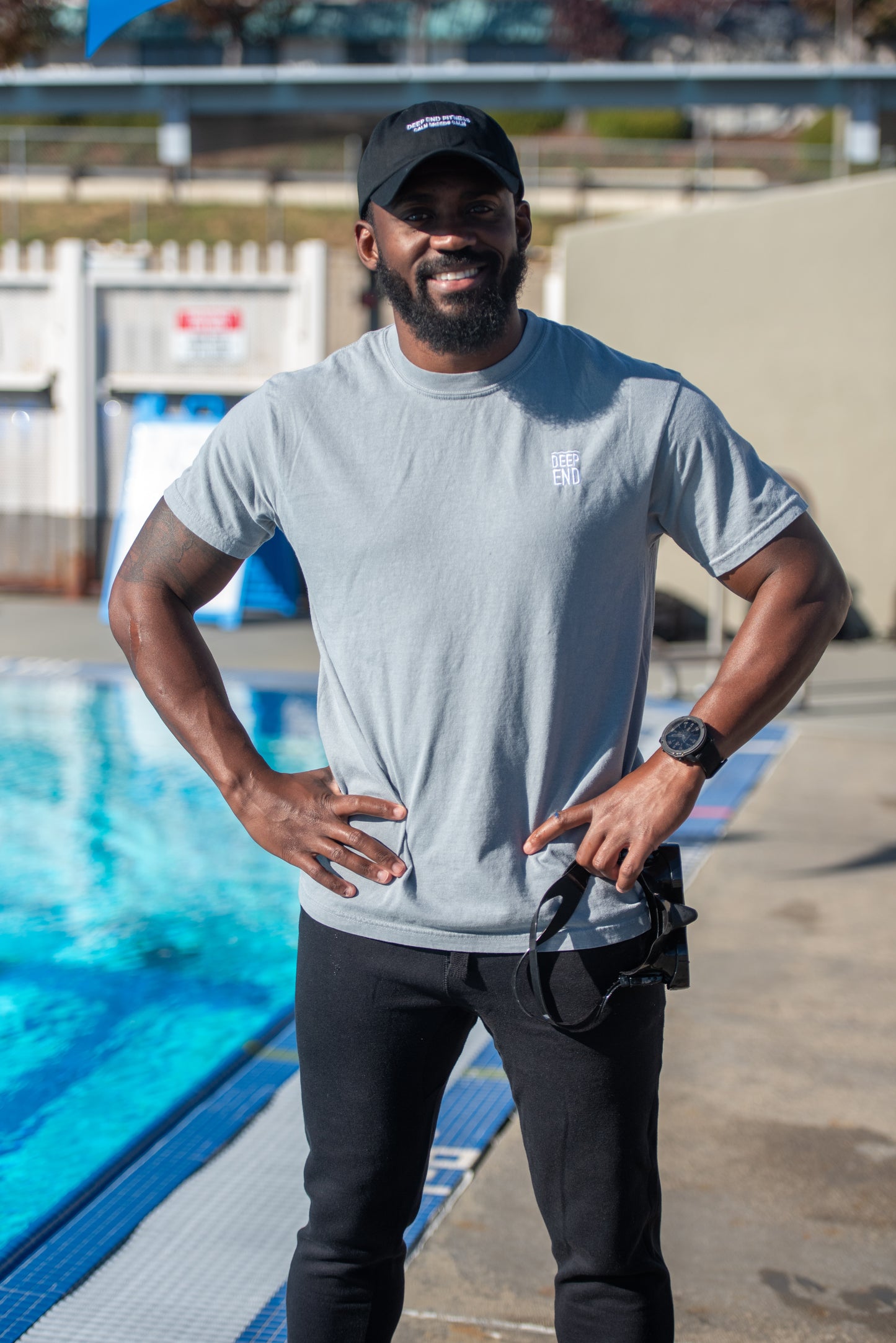 Deep End Unisex garment-dyed heavyweight t-shirt